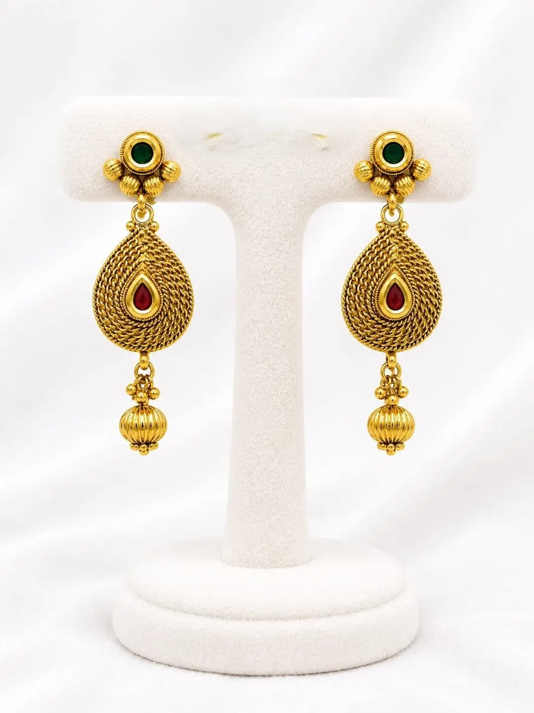 ANTIQUE GOLD TONEDROP EARRING