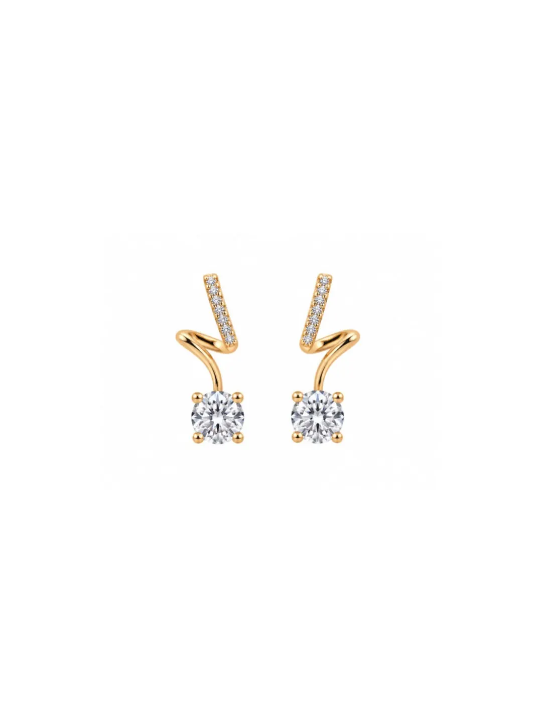 PREMIUM CZ STONE DANGLE EARRING