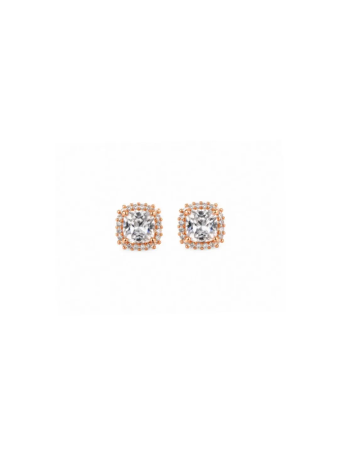 SQUARE HALO SPARKLE SUD EARRINGS