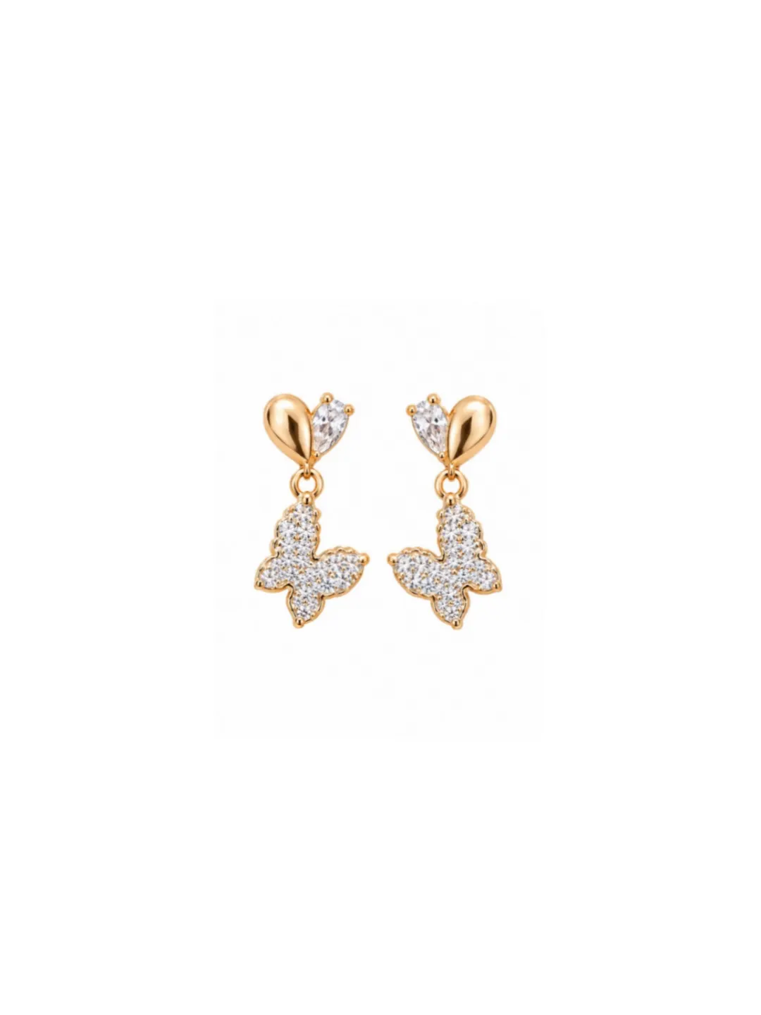 BUTTERFLY LOVE DROP EARRINGS