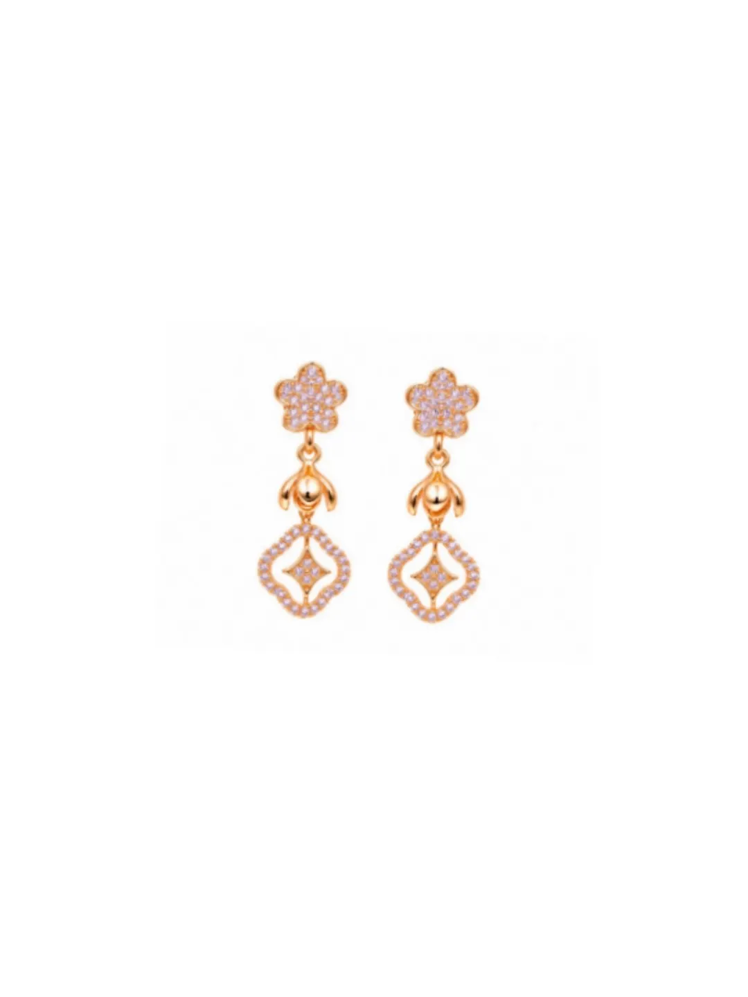CELESTIA BLOOM DROP EARRINGS