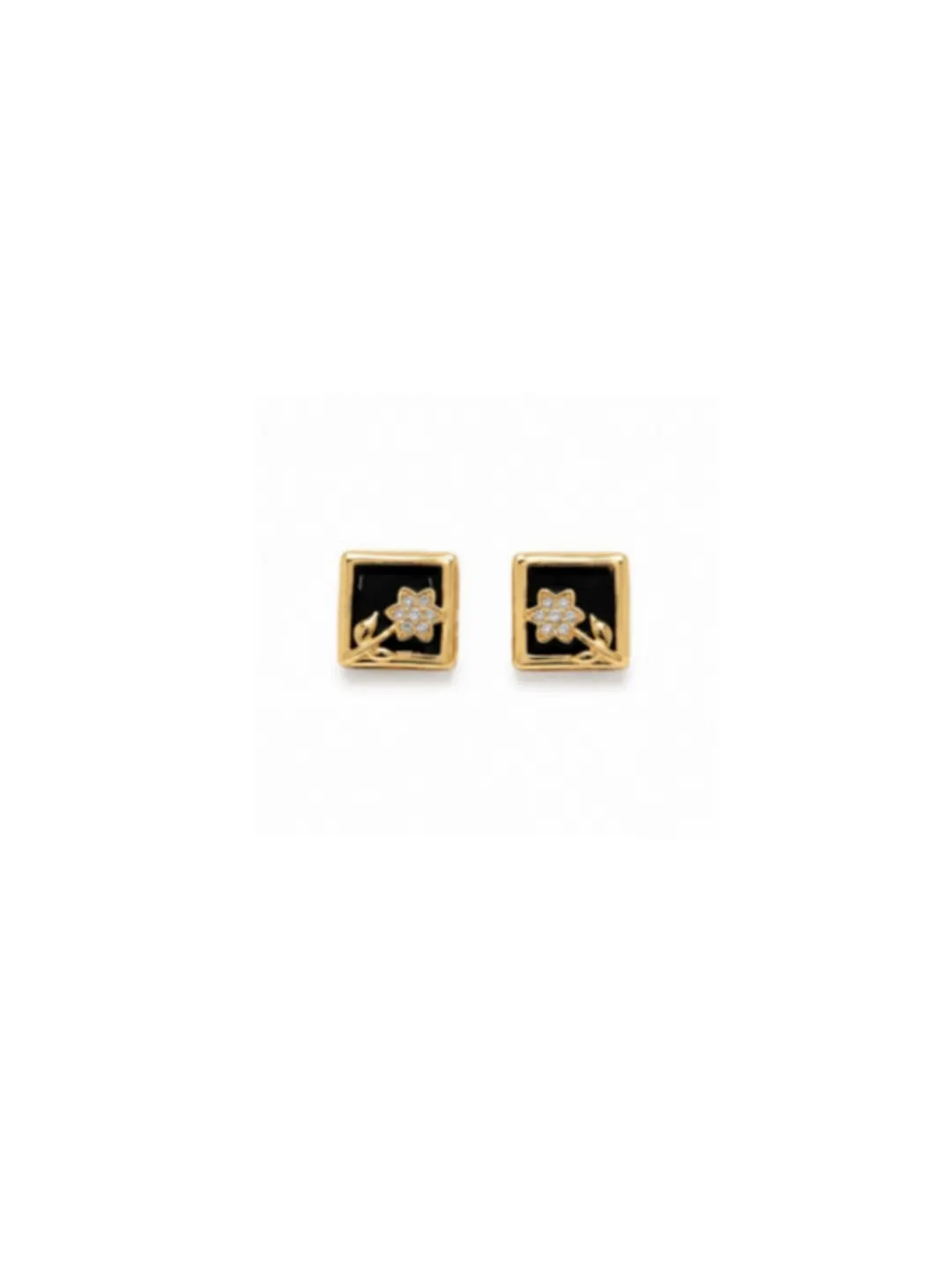 BLOOMING FRAME FLORAL STUDS