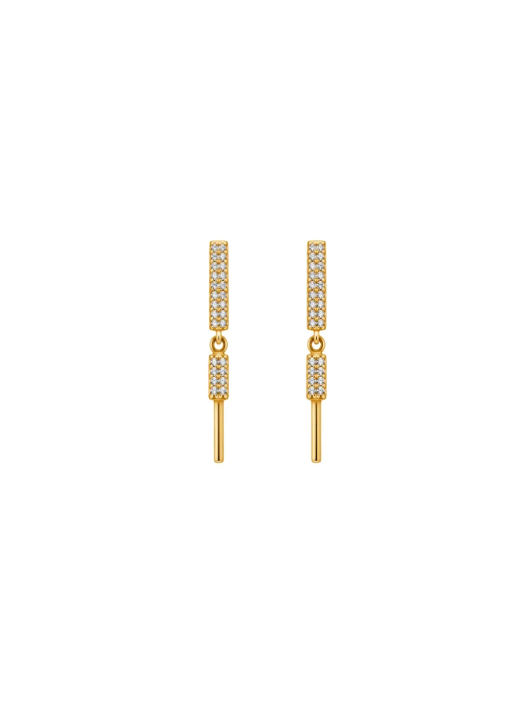 ROYAL CRYSTAL BAR DROP EARRINGS