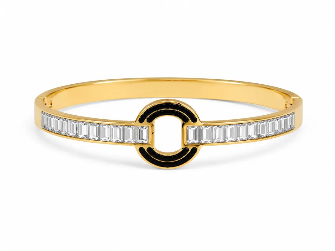 CARTIER -STYLE BELT-MOTIF BRACELET