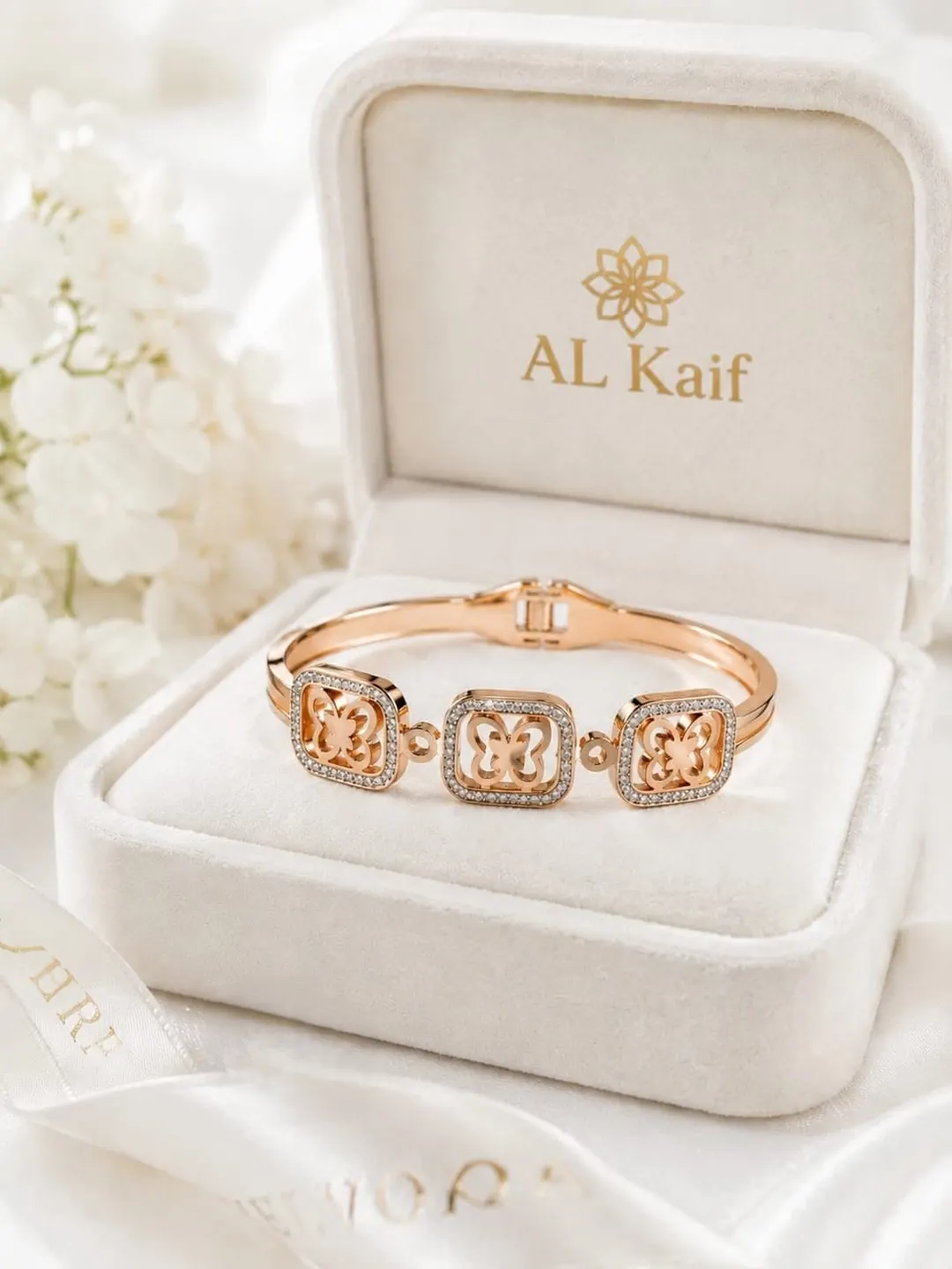 LUXURY BUTTERFLY LINK BRACELET.