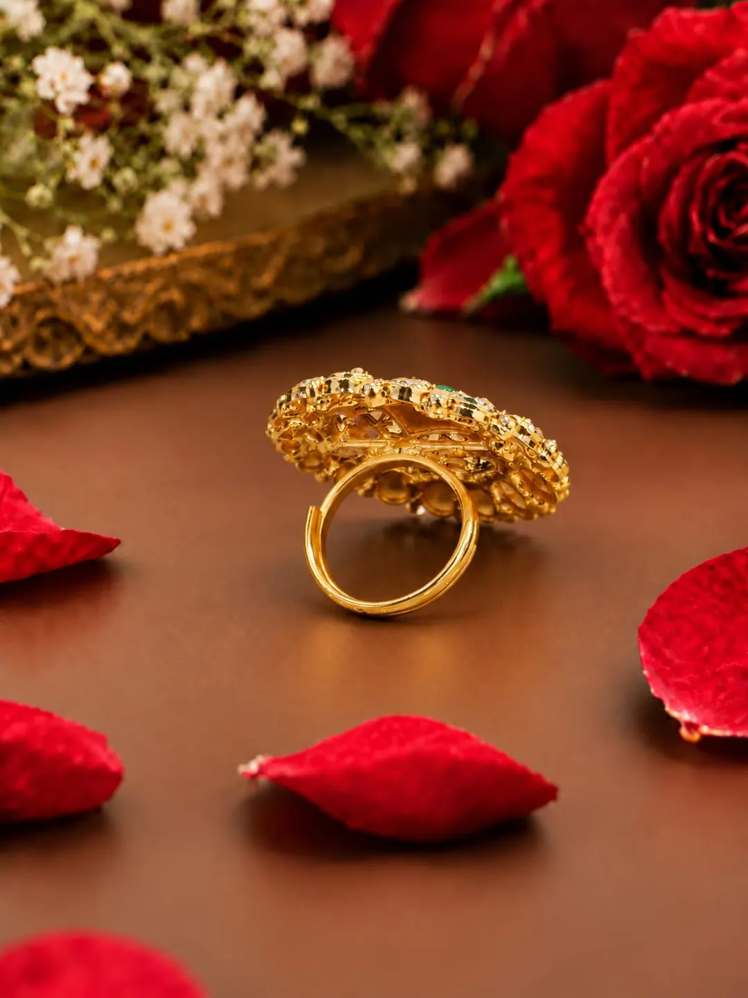 THE REGAL NAVRATNA MANDALA RING.