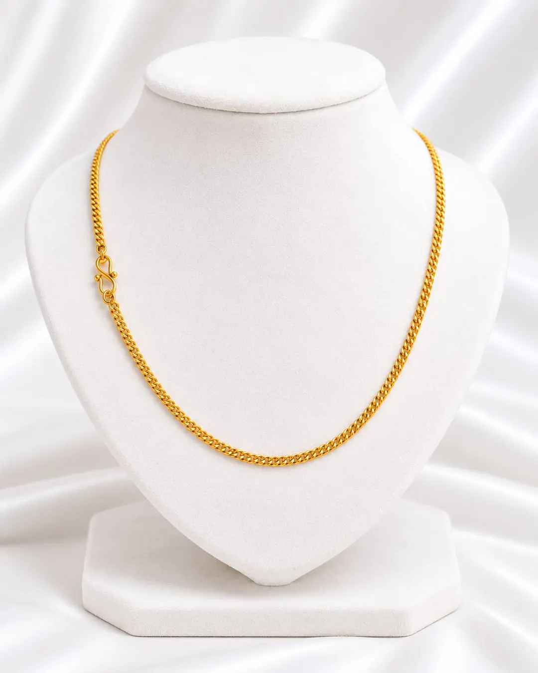 CLASSIC GOLD-TONE CUBAN LINK CHAIN MEN