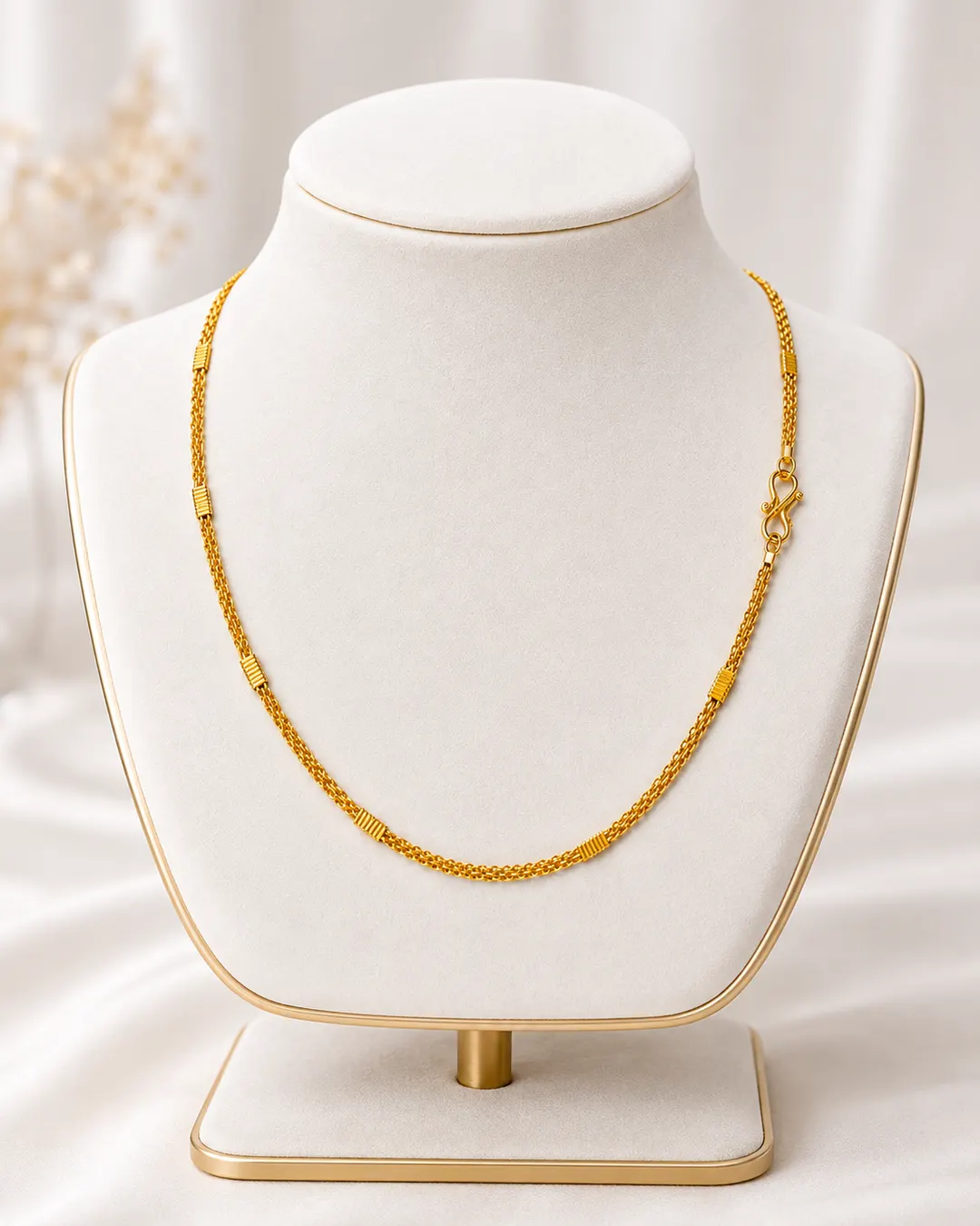 CLASSIC GOLD-TONE ELEGANT LINK CHAIN MEN