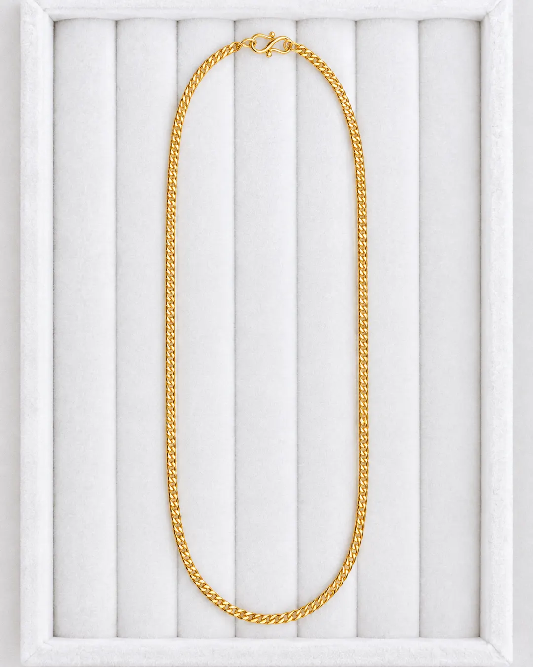 CLASSIC GOLD-TONE CUBAN LINK CHAIN MEN