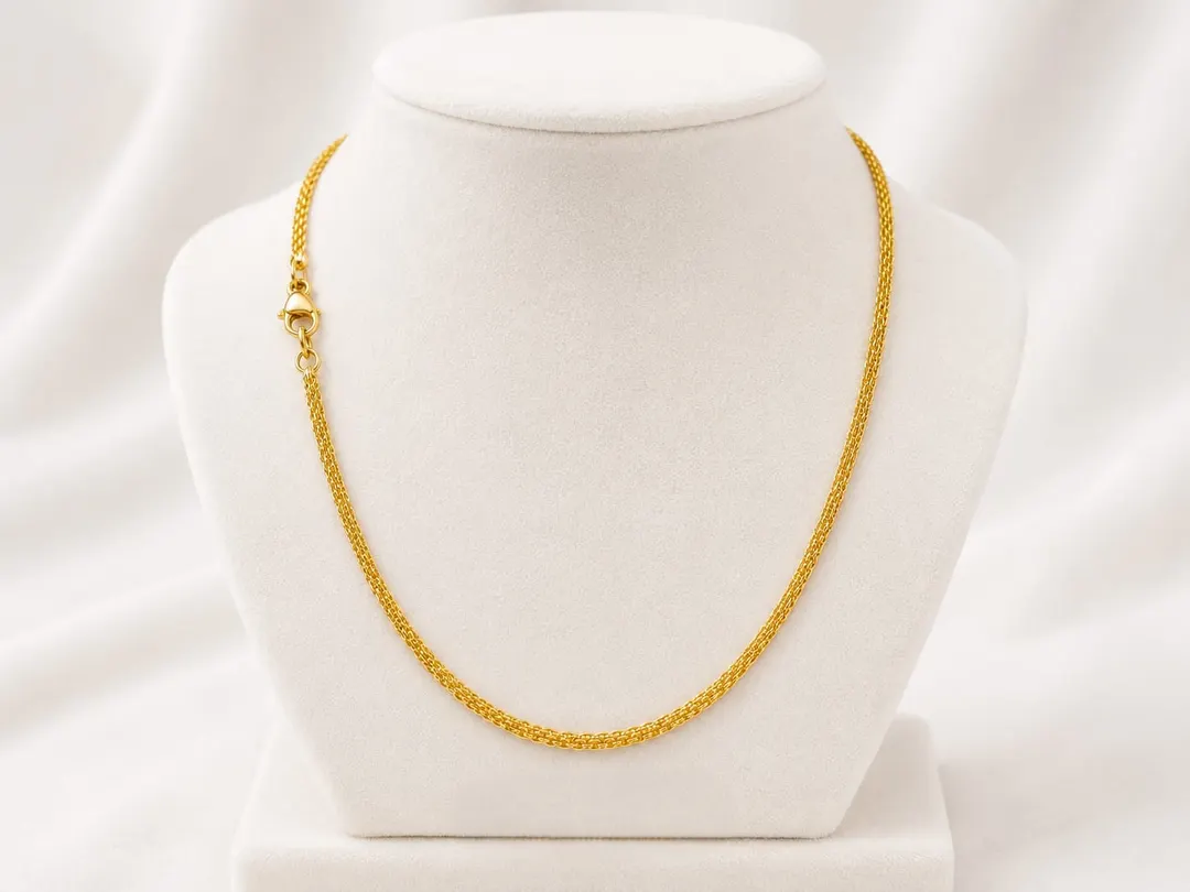 CLASSIC GOLD-TONE FINE LINK CHAIN MEN