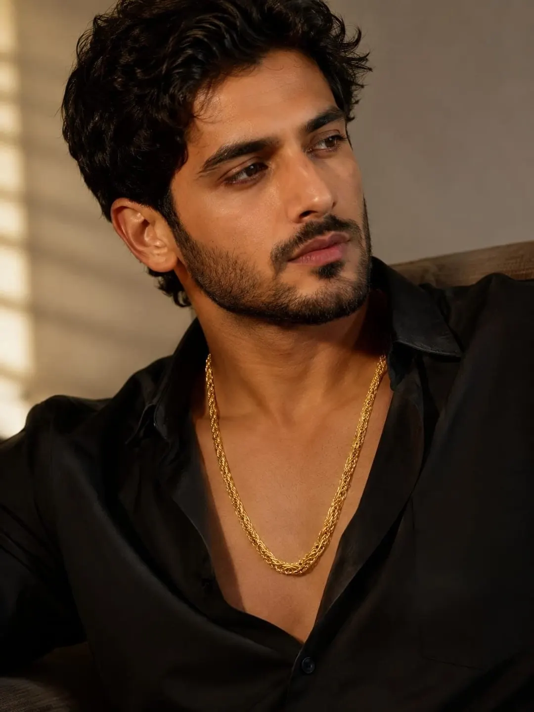 ELEGANT GOLD-TONE CHAIN MEN