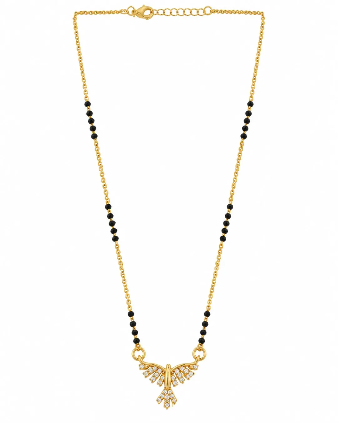 GOLDEN ANGEL WING MANGALSUTRA