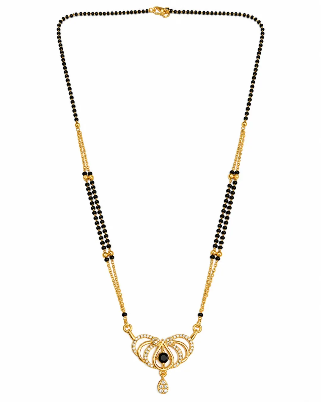 GOLD PEACOCK DESIGN MANGALSUTRA 