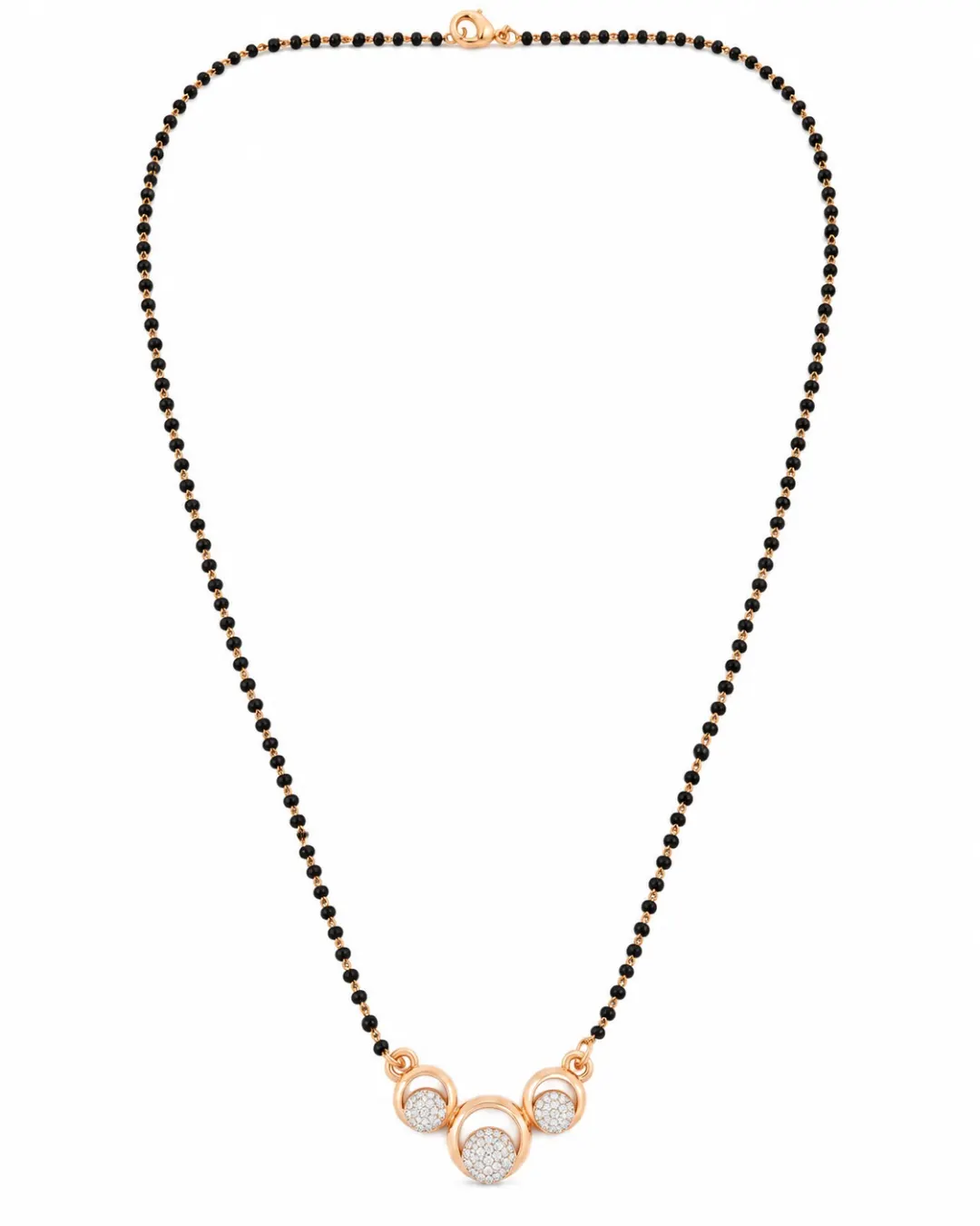 TRIPLE  CIRCLE GOLD MANGALSUTRA
