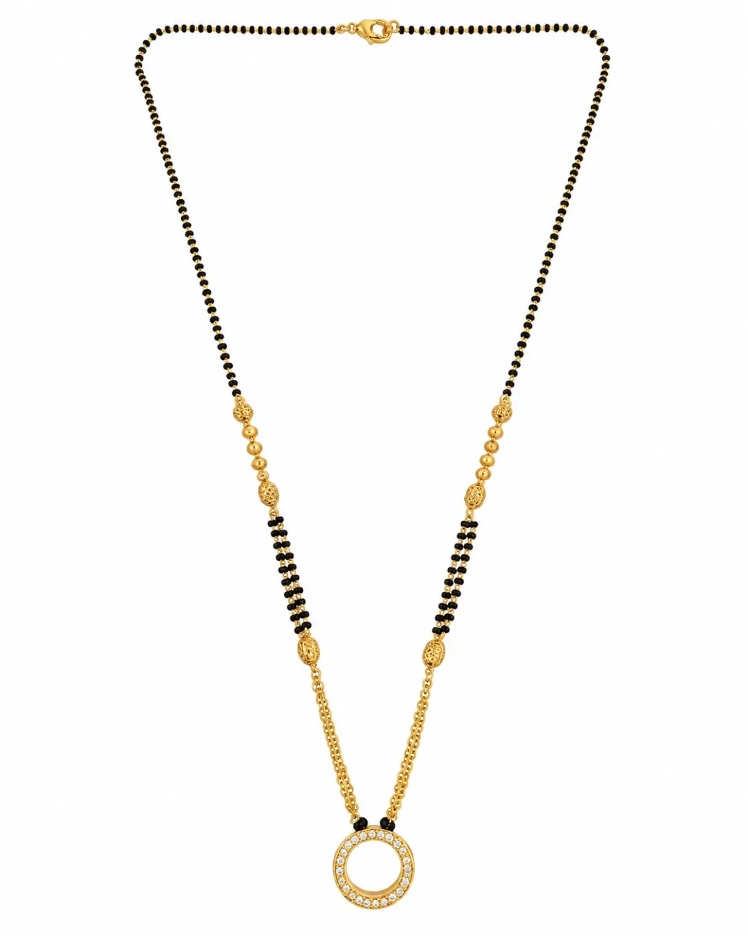 GOLDEN CIRCLE PENDANT MANGALSUTRA