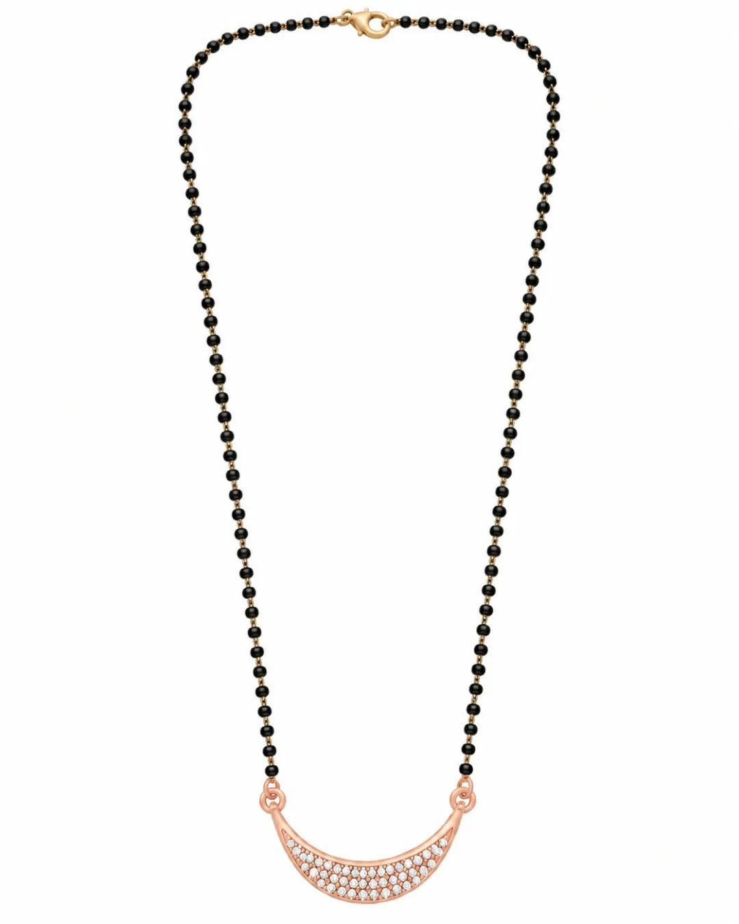 GOLDEN CRESCENT CRYSTAL MANGALSUTRA