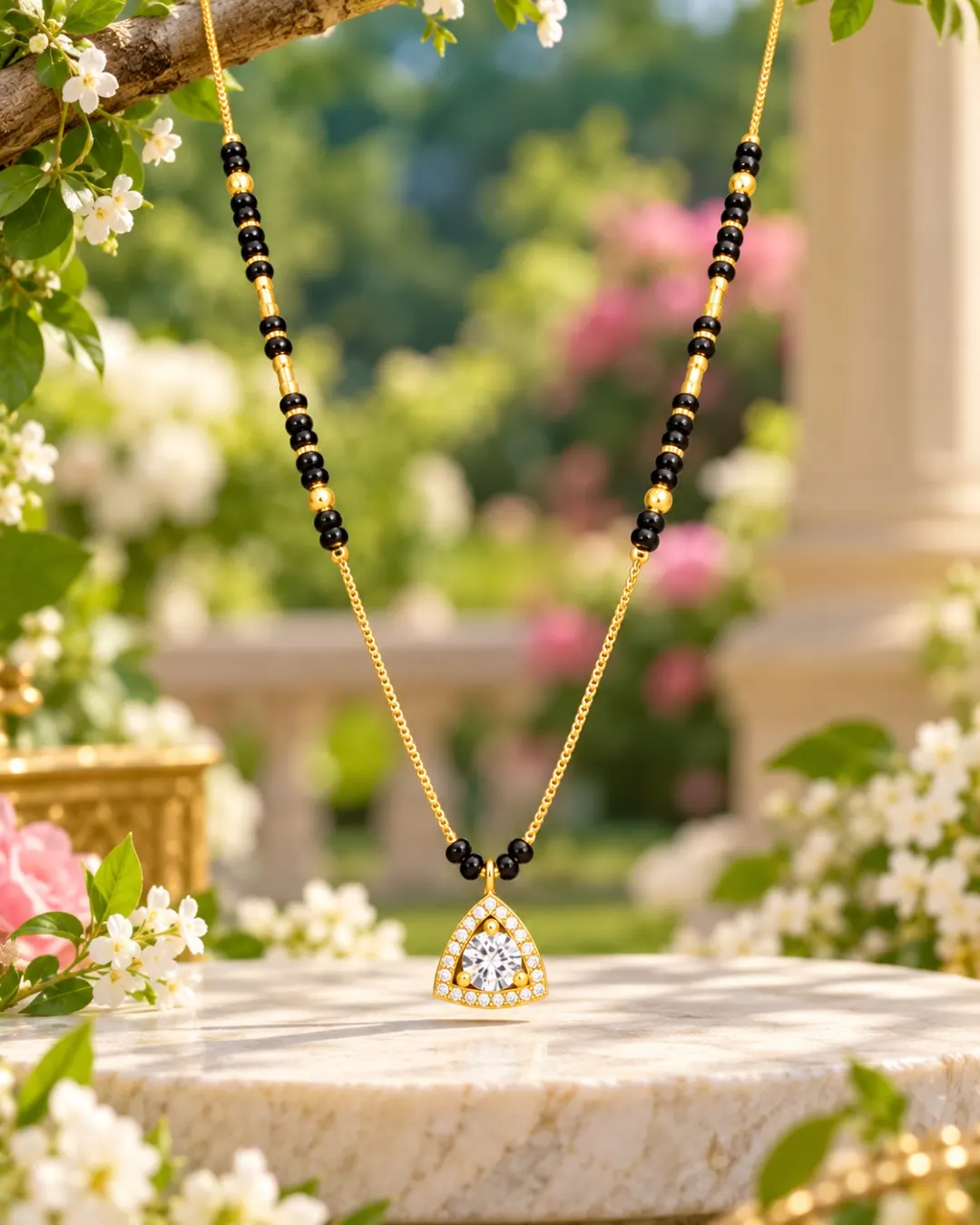 ELEGANT TRIANGLE MANGALSUTRA