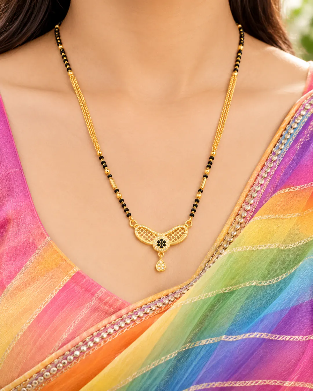 GOLDEN  BUTTERFLY MANGALSUTRA