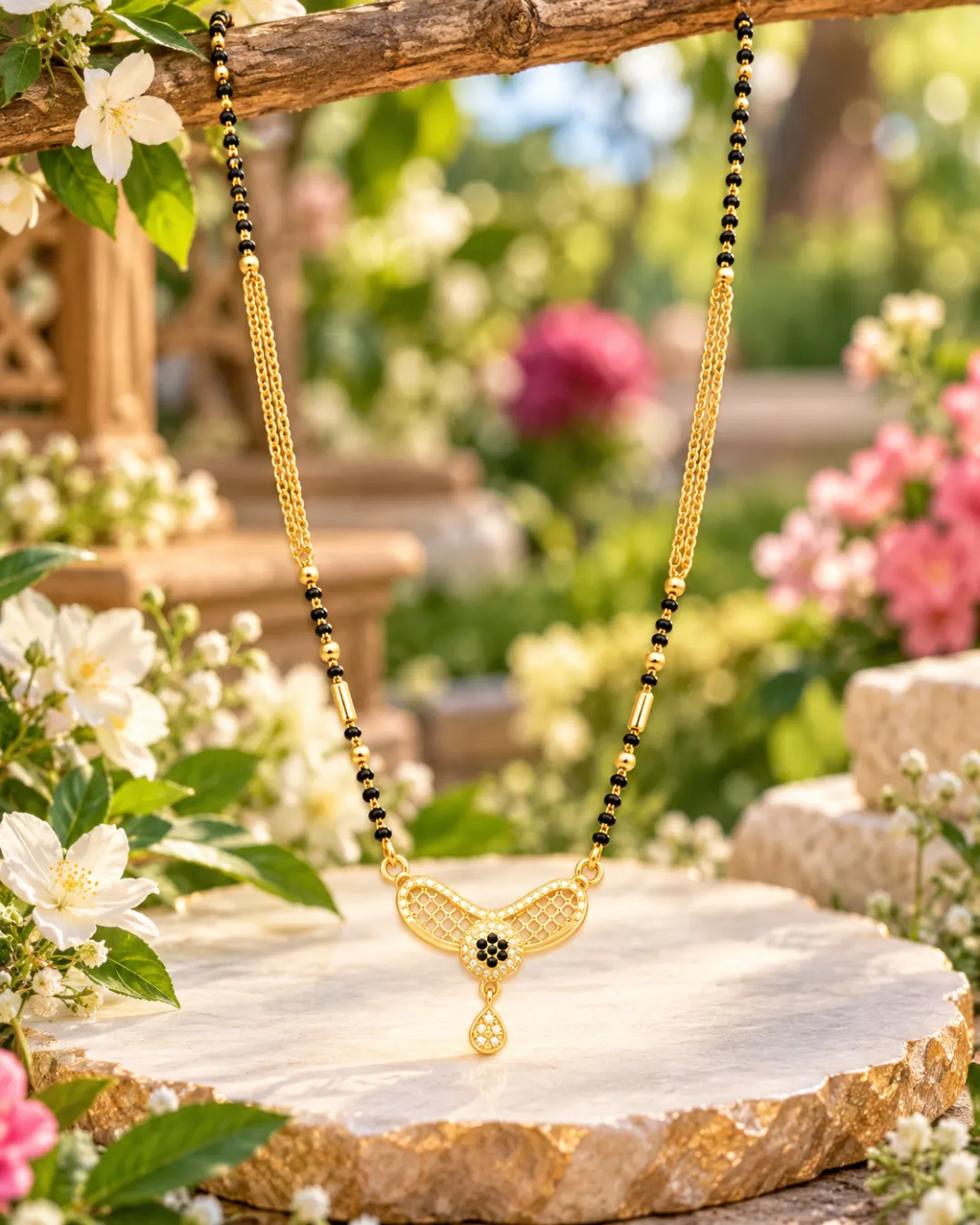 GOLDEN  BUTTERFLY MANGALSUTRA