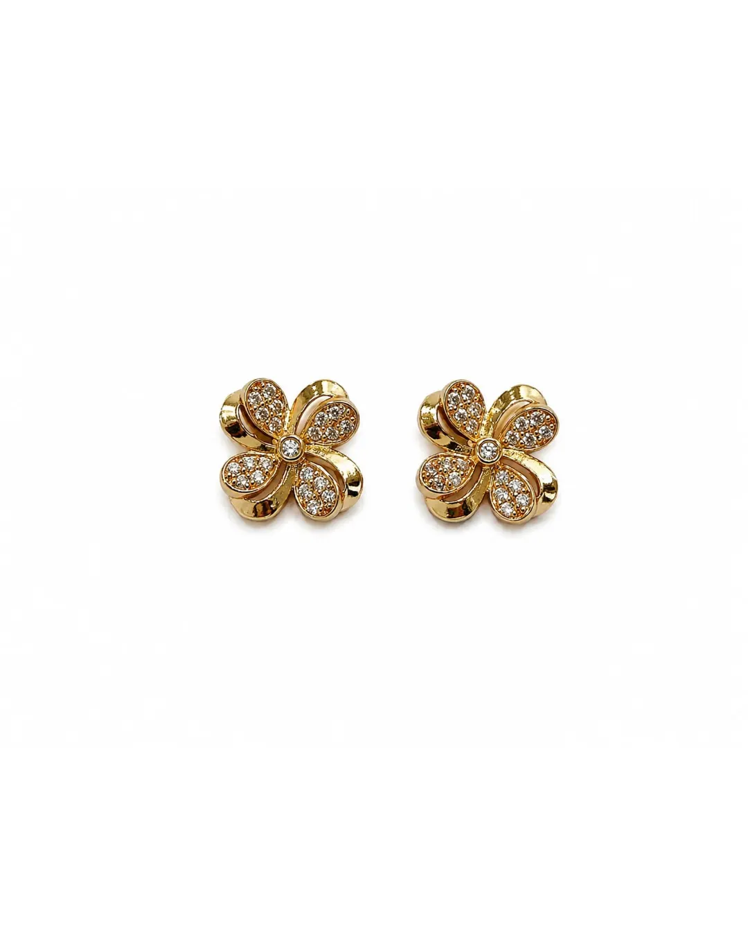 ETERNAL BLOSSOM CRYSTAL STUD EARRINGS