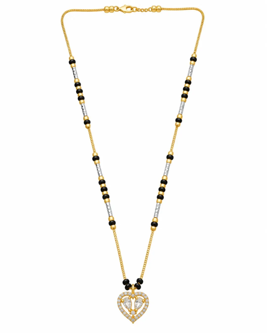 HEART SHAPED PENDANT MANGALSUTRA