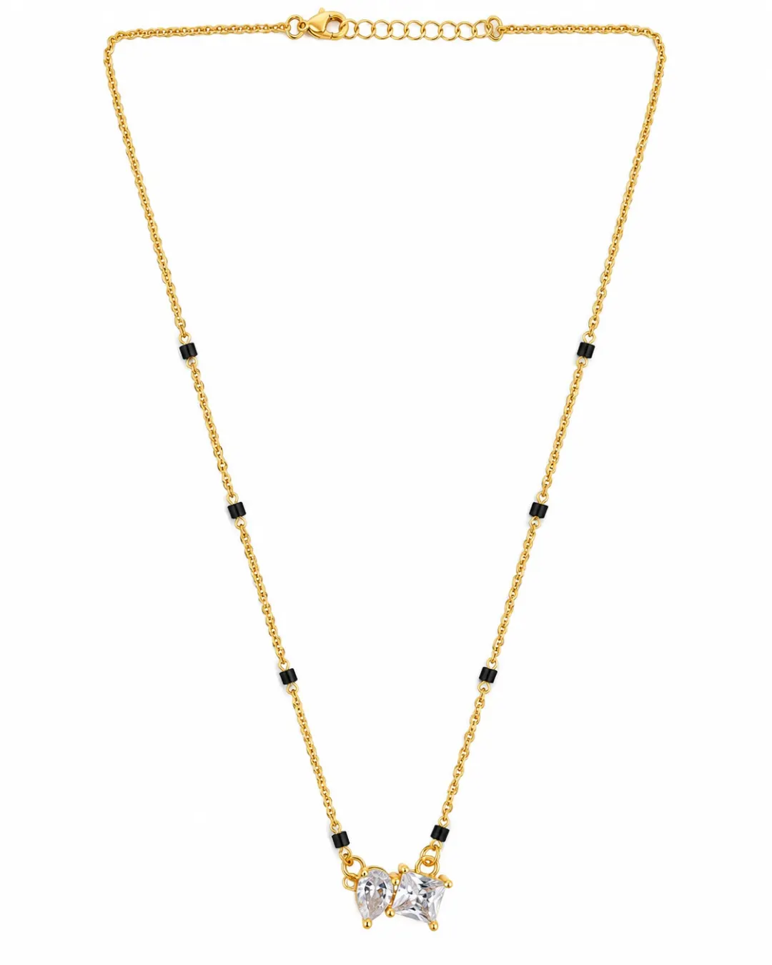 DUAL SPARKLE CRYSTAL MANGALSUTRA