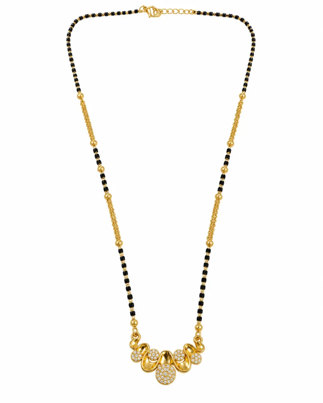 GOLD PLATED DESIGNER PENDANT MANGALSUTRA