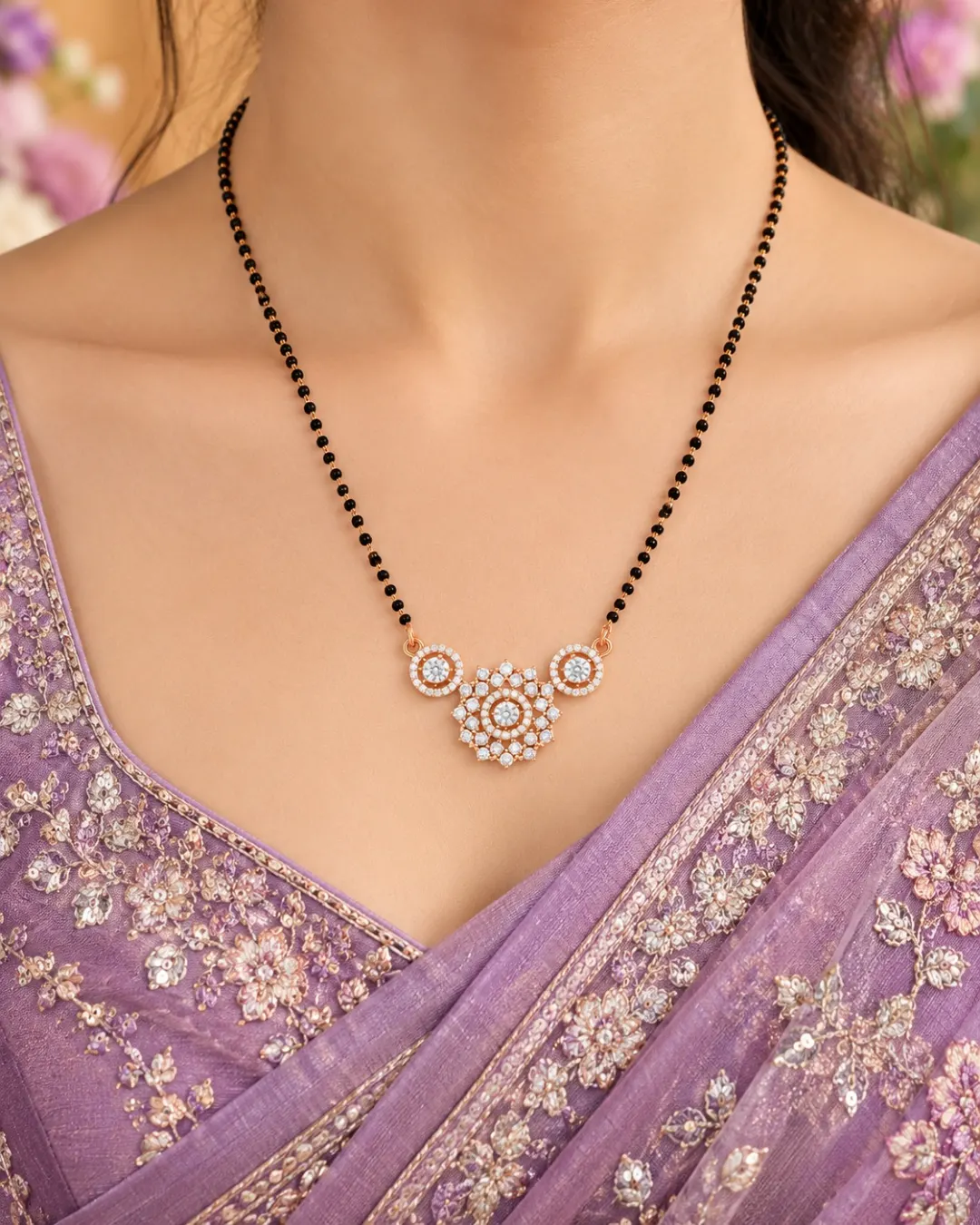 ROYAL RADIANCE FLORAL MANGALSUTRA