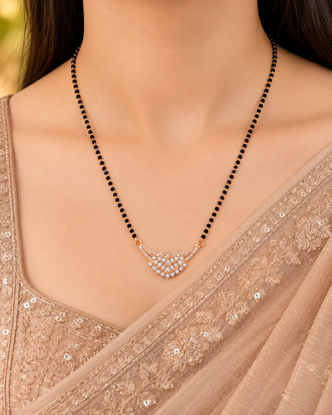 ROYAL CRYSTAL CASCADE MANGALSUTRA