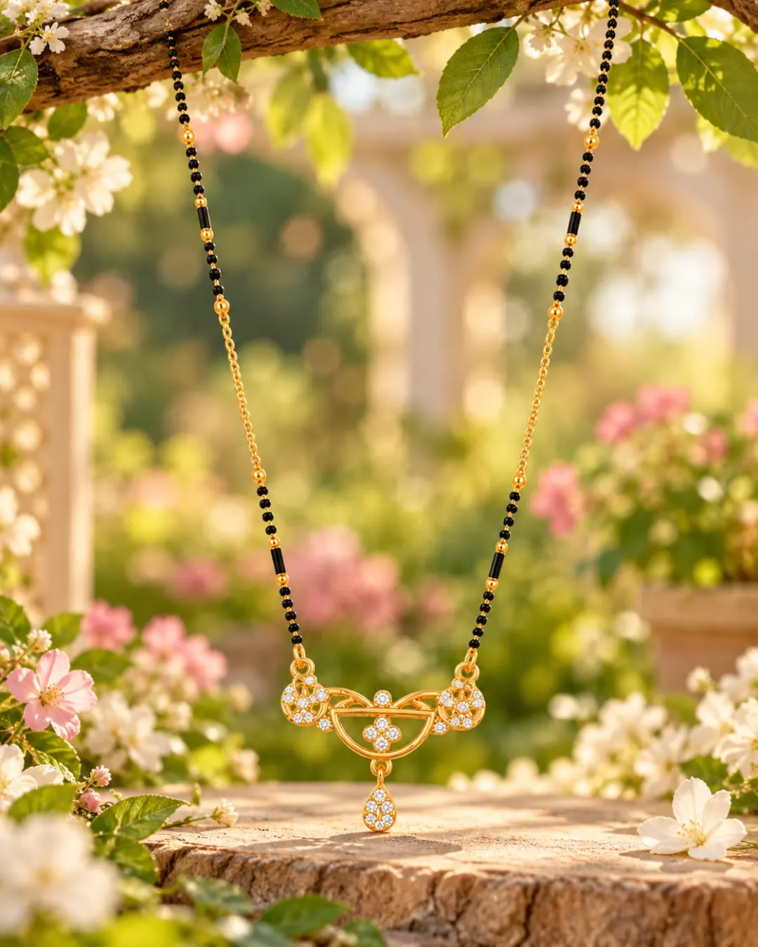 GOLDEN GRACE SPARKLE MANGALSUTRA