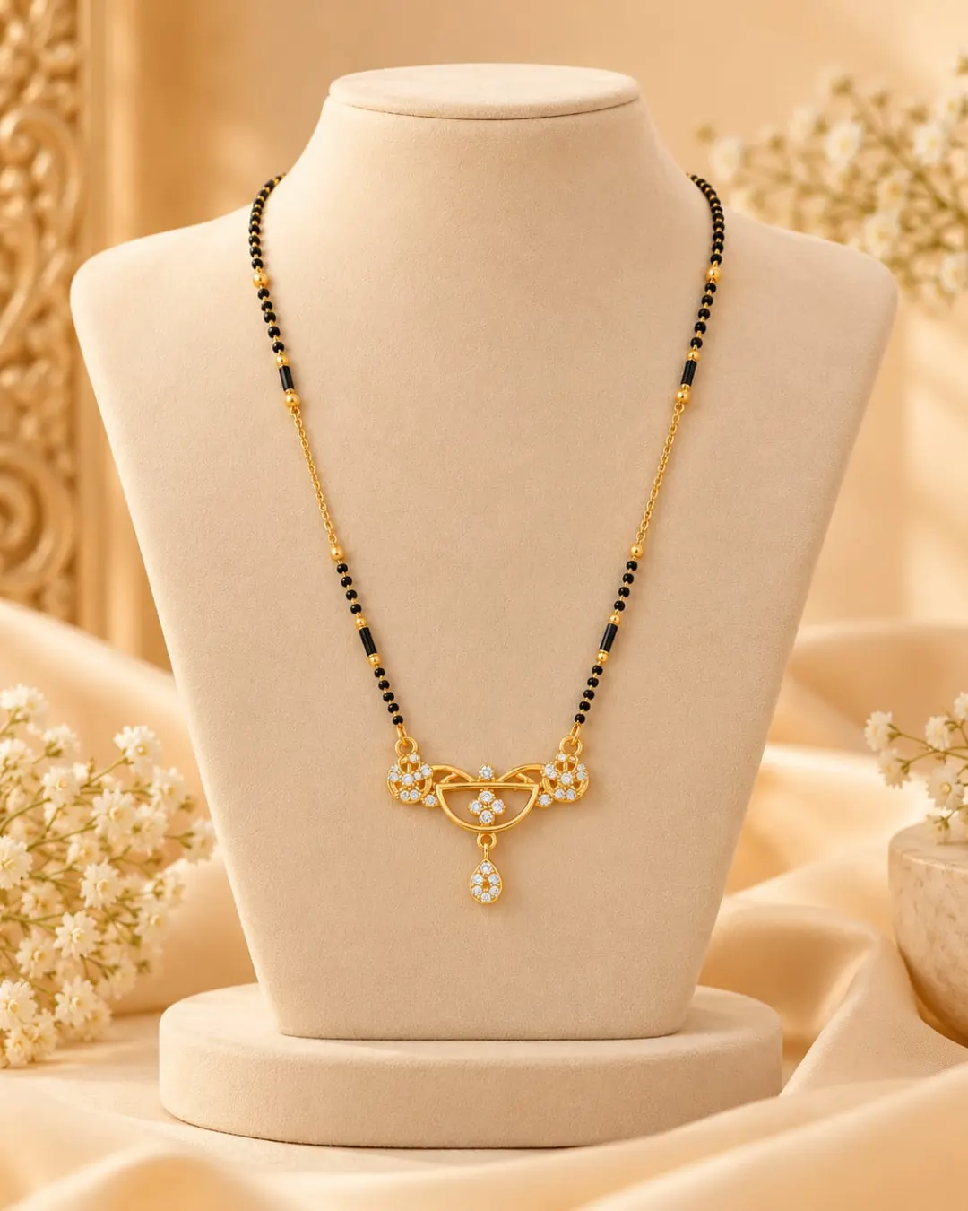 GOLDEN GRACE SPARKLE MANGALSUTRA