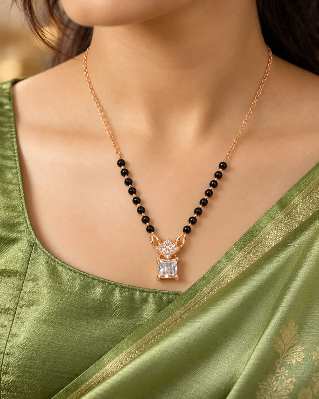 ROYAL DIAMOND CHARM MANGALSUTRA