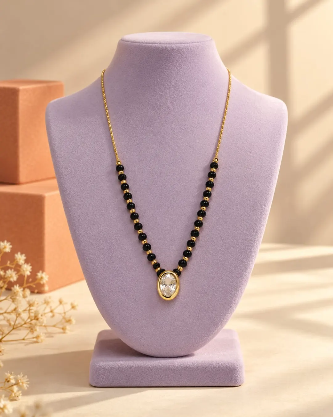 CLASSIC OVAL SOLITAIRE MANGALSUTRA