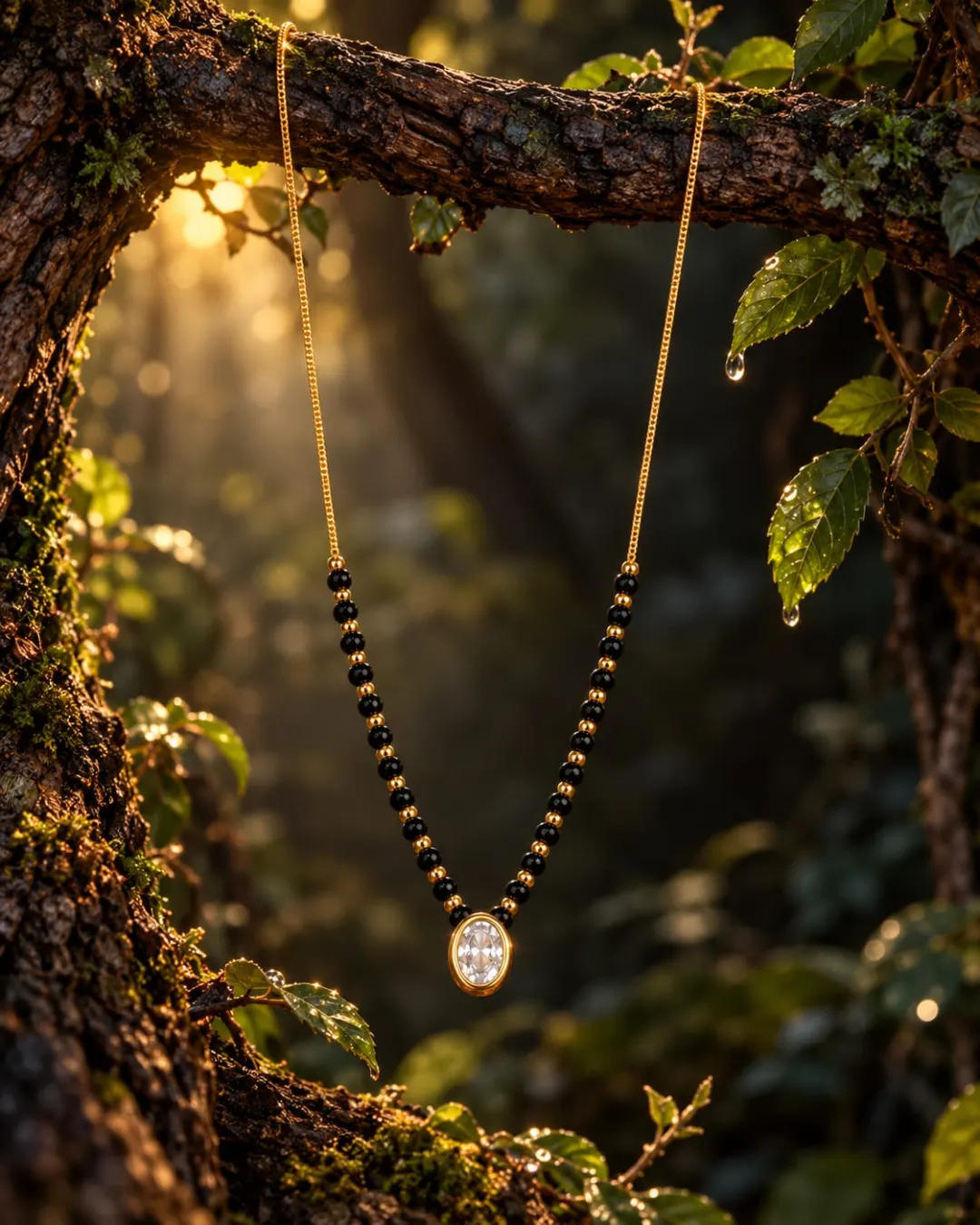 CLASSIC OVAL SOLITAIRE MANGALSUTRA