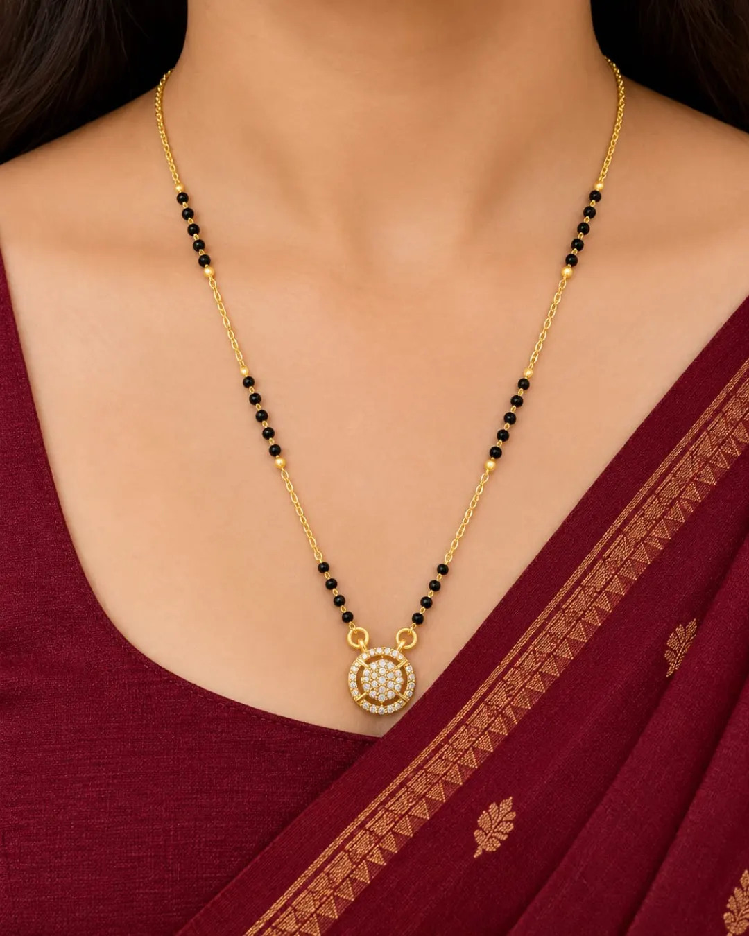 ROYAL CIRCULAR SPARKLE MANGALSUTRA