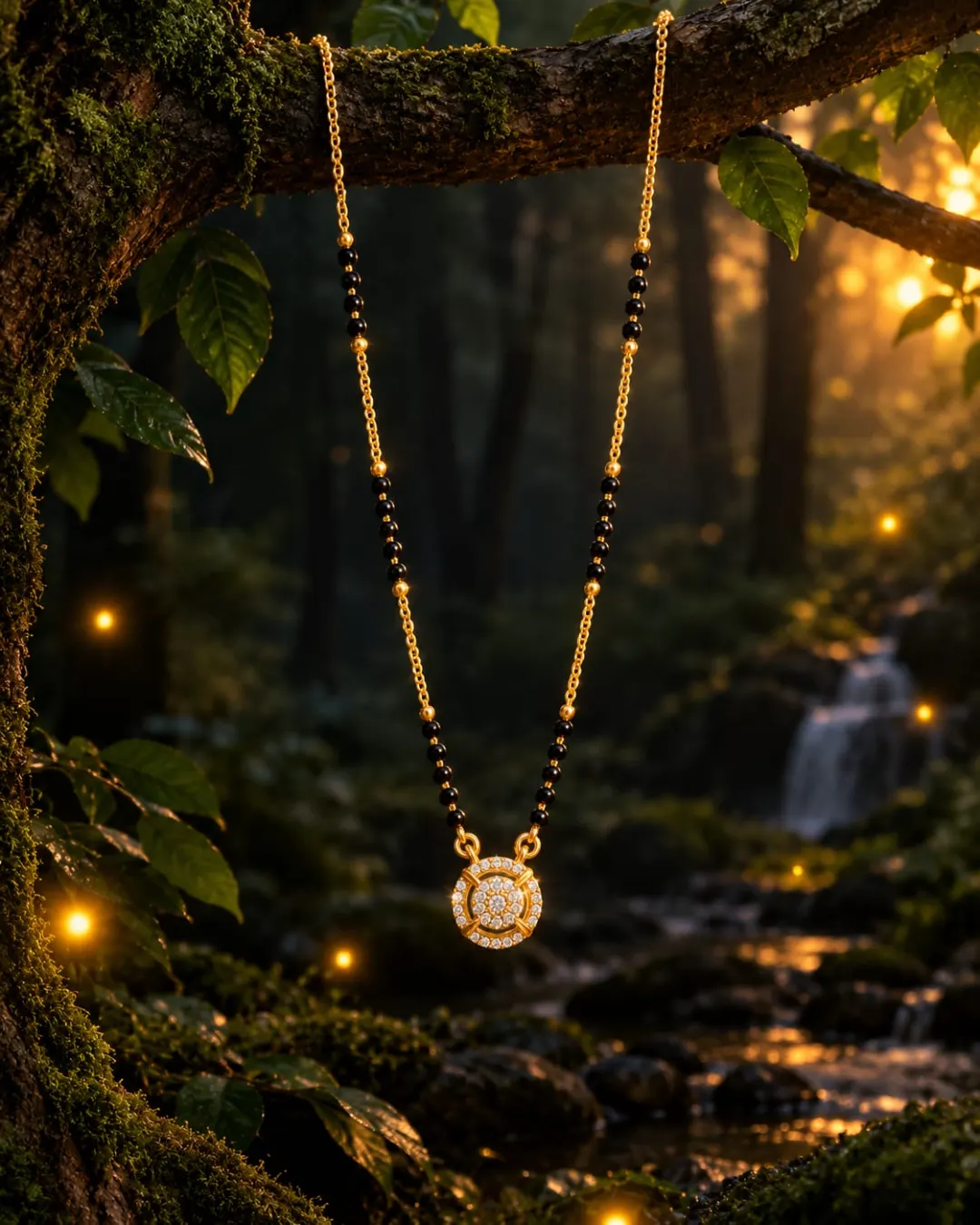 ROYAL CIRCULAR SPARKLE MANGALSUTRA