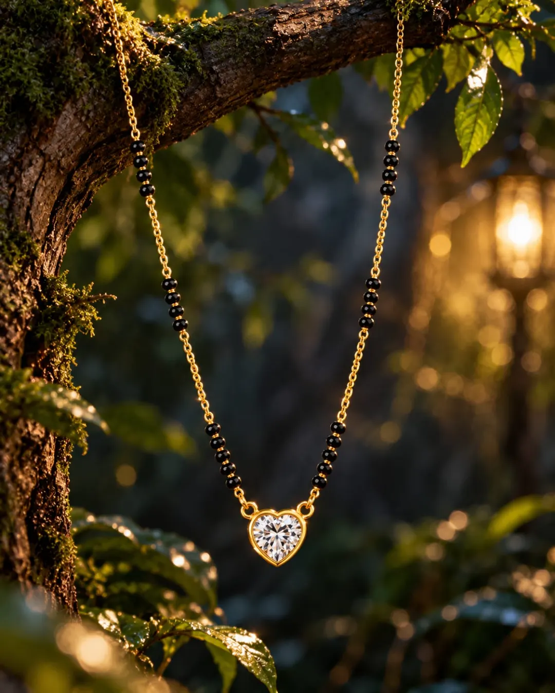 ROYAL HEART SOLITAIRE MANGALSUTRA