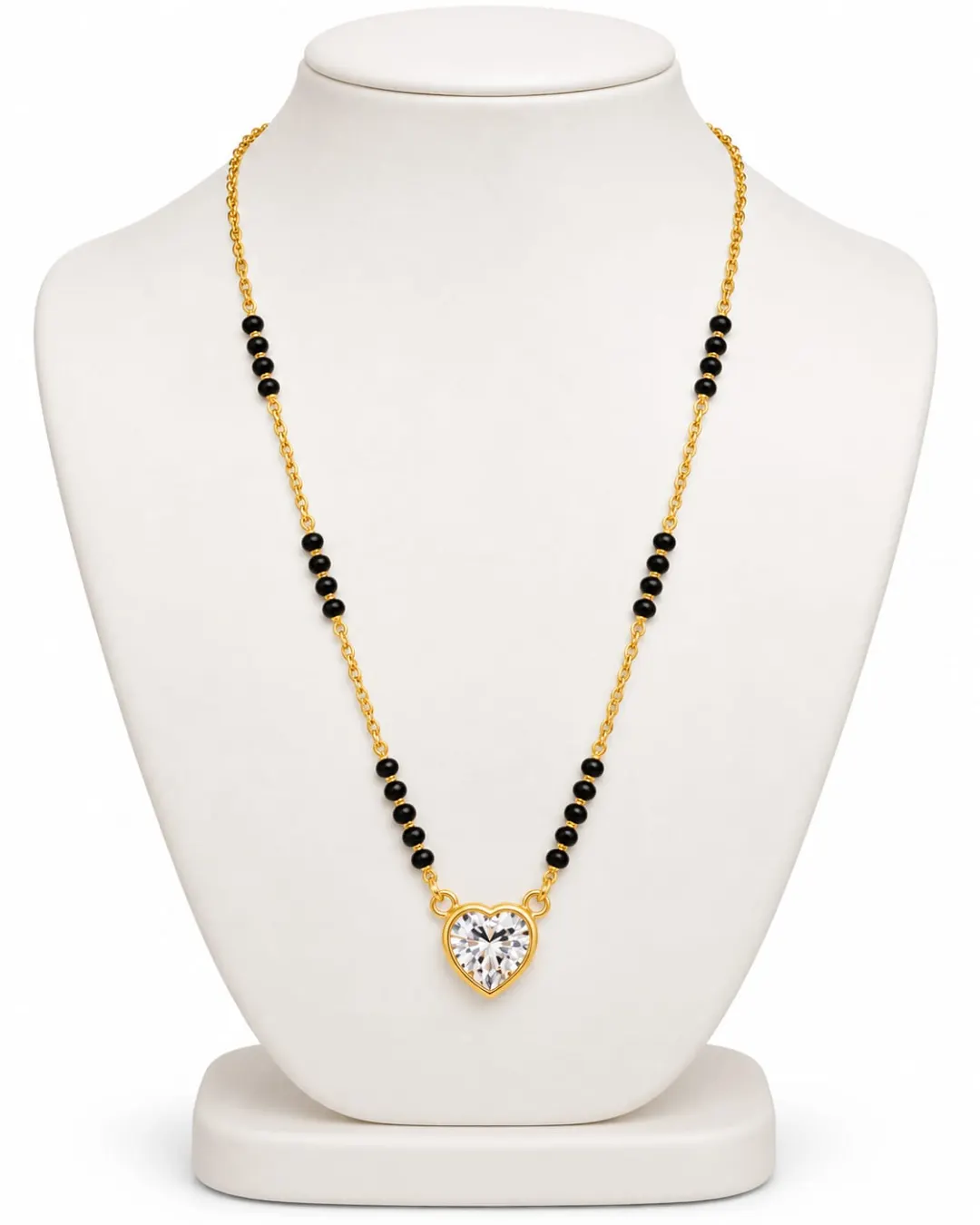 ROYAL HEART SOLITAIRE MANGALSUTRA