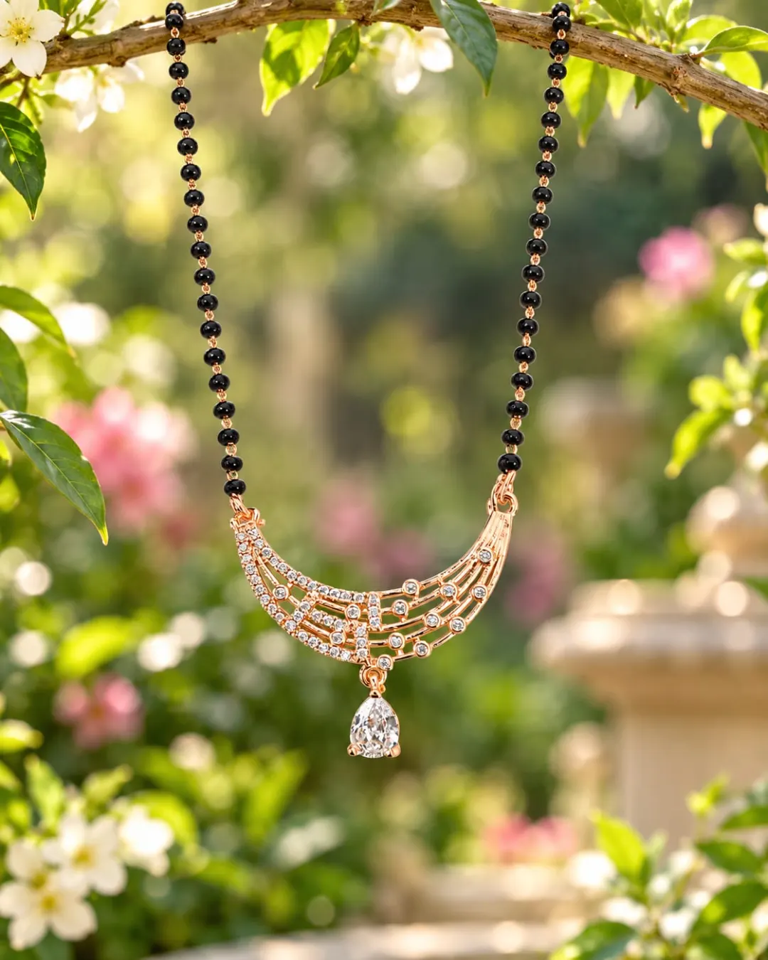 ROYAL CRESCENT DROP MANGALSUTRA