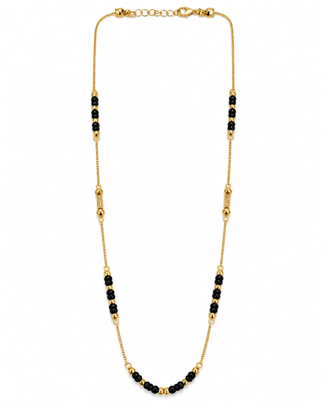 CLASSIC MINIMAL BLACK BEAD MANGALSUTRA