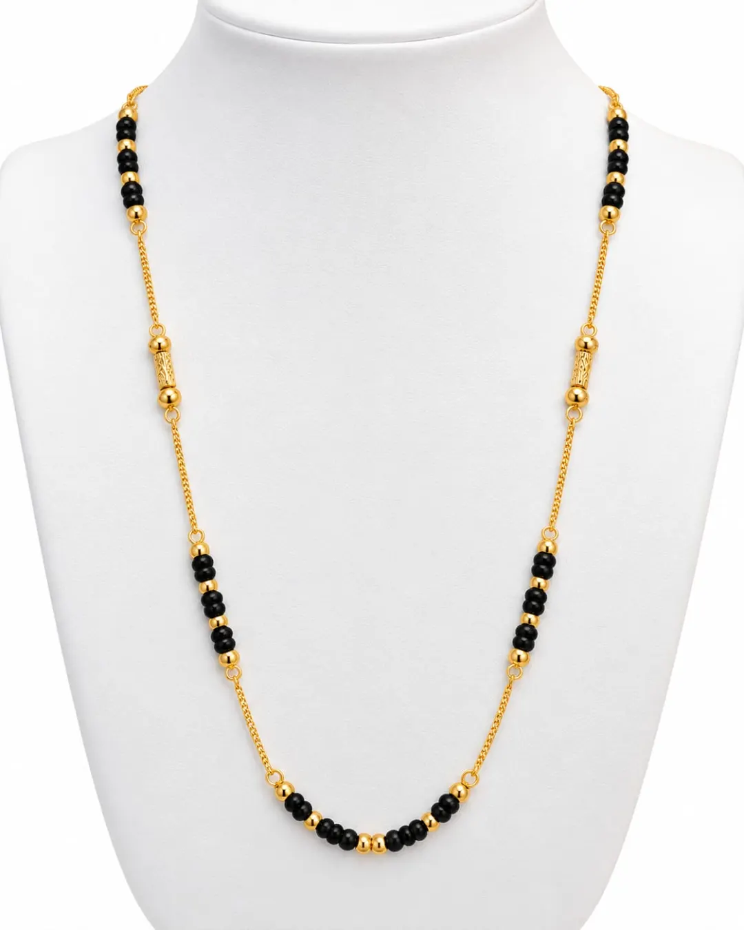 CLASSIC MINIMAL BLACK BEAD MANGALSUTRA