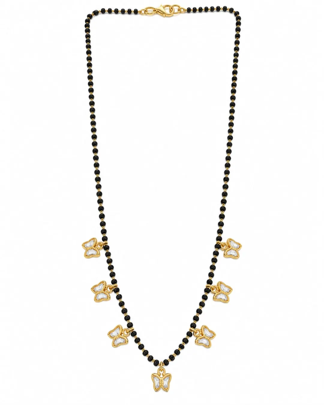 GOLDEN BUTTERFLY CHARM MANGALSUTRA