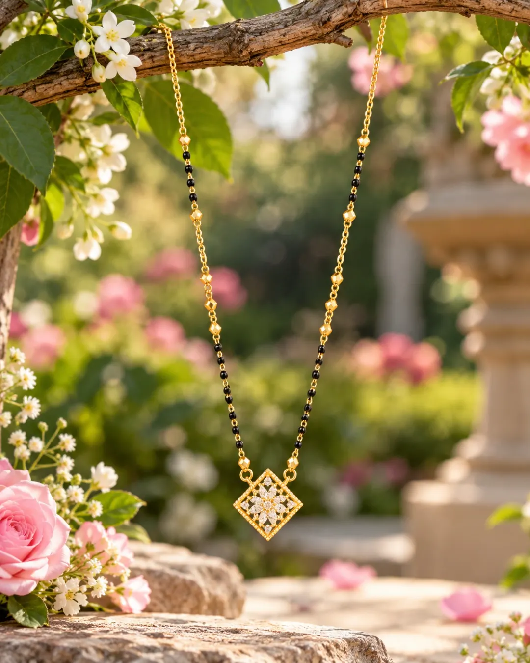ROYAL DIAMOND CLUSTER MANGALSUTRA