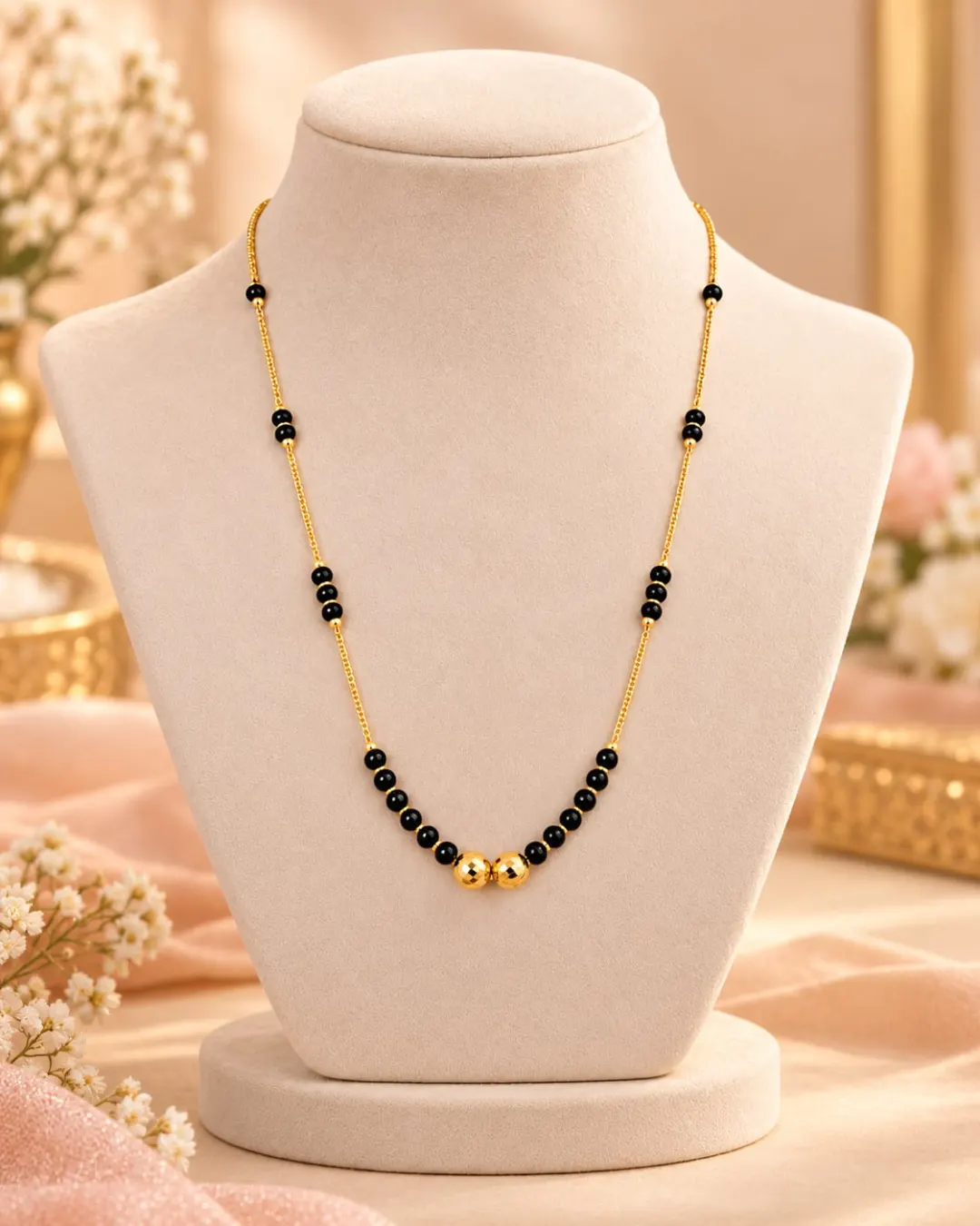 CLASSIC GOLDEN BEAD MANGALSUTRA