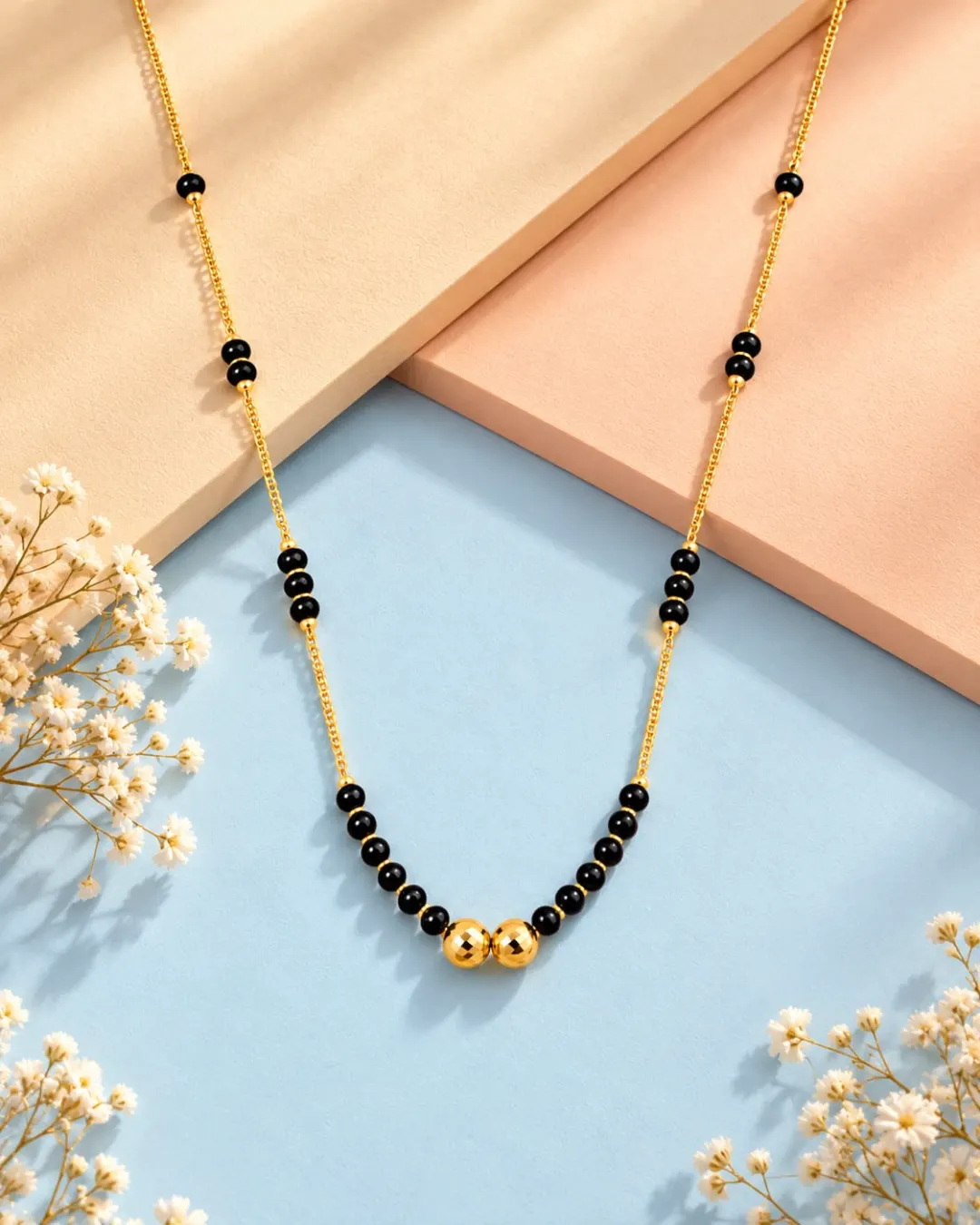CLASSIC GOLDEN BEAD MANGALSUTRA